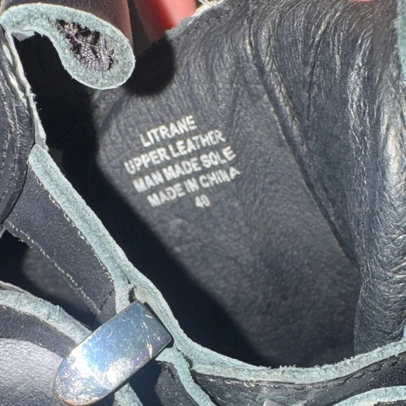 Jeffrey Campbell Black Platform Heels with Buckle Detail EU 40 - Picture 7 of 8